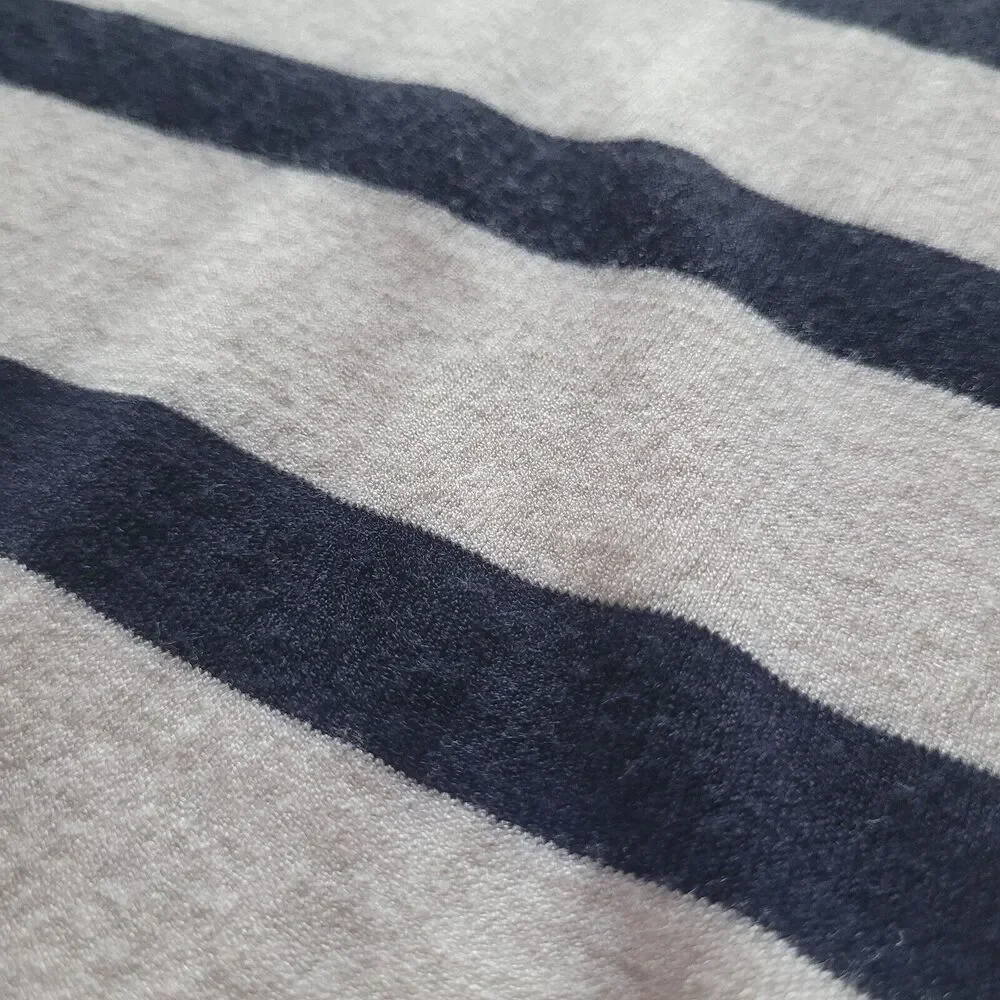 Loft Striped Sweater Petite Large Casual Nautical Career Preppy Crew Neck - Picture 4 of 7